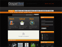 Tablet Screenshot of gospelidol2.com